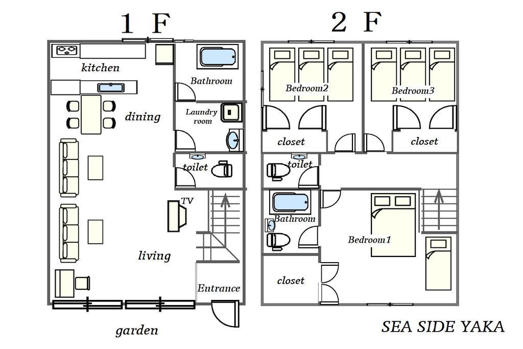 Sea Side Yaka Villa Onna Bagian luar foto